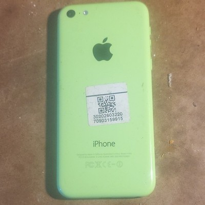 Apple iPhone 5c Green 128GB A1506 Bar Smartphone Single SIM GSM iOS PARTS