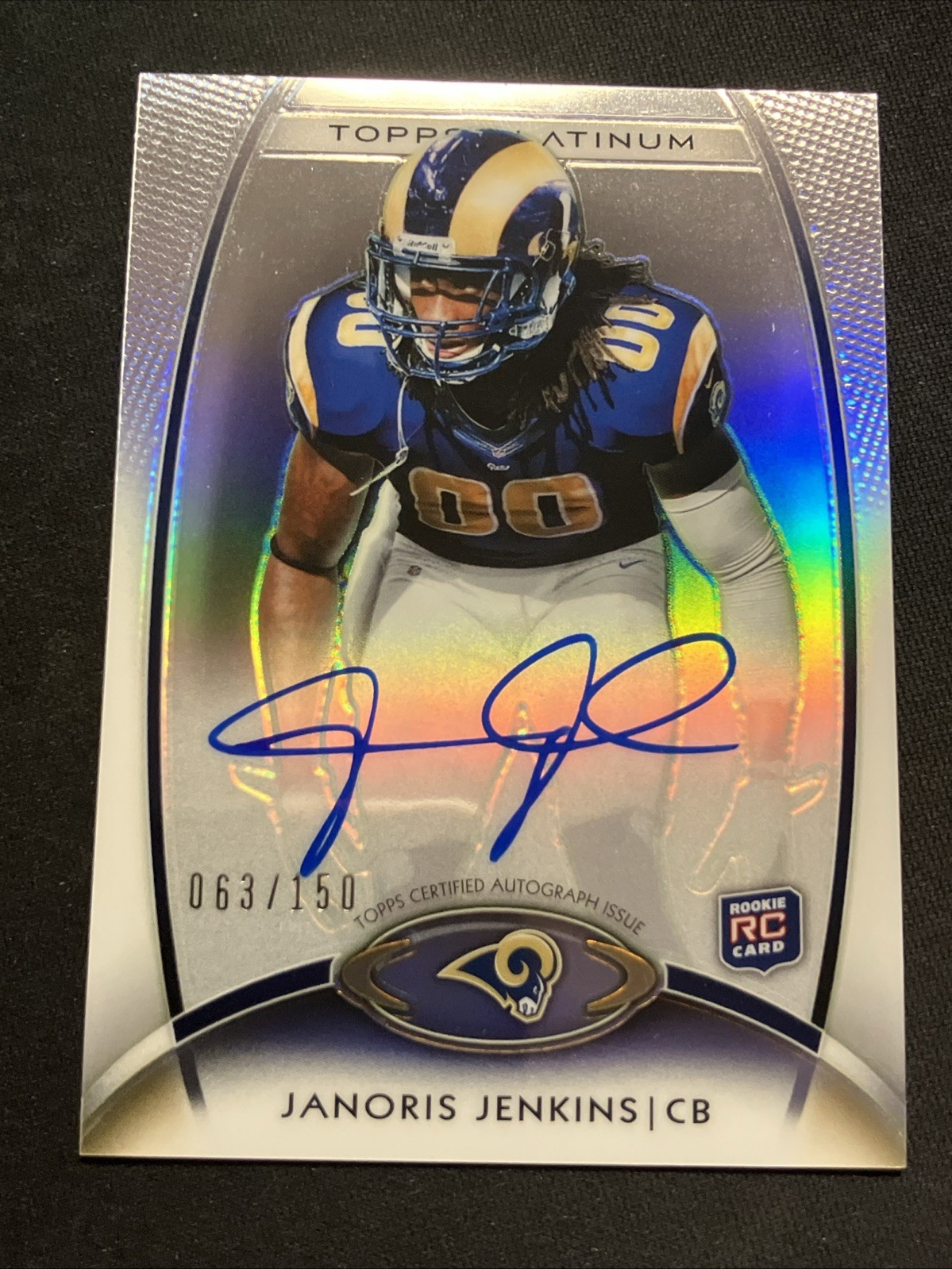 Janoris Jenkins Topps Platinum #136 Autograph