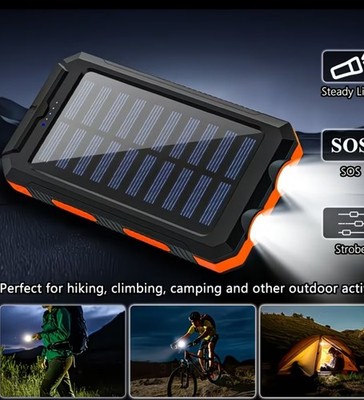 20000mAh Solar Power Bank Tragbare Externe Batterie /Ladegerät für alle Handys