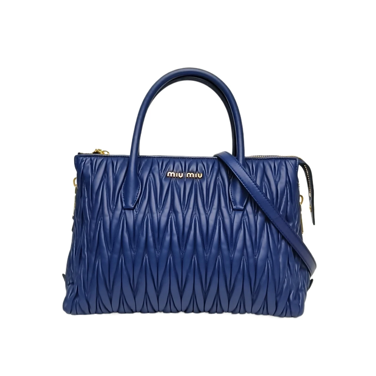 Blue Miu Miu Tote Bags & Handbags for Women for sale | eBay