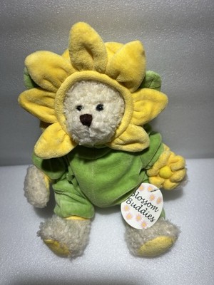 Blossom Buddies Bear Dressed In Sun Flower Costume Stuffed Animal
