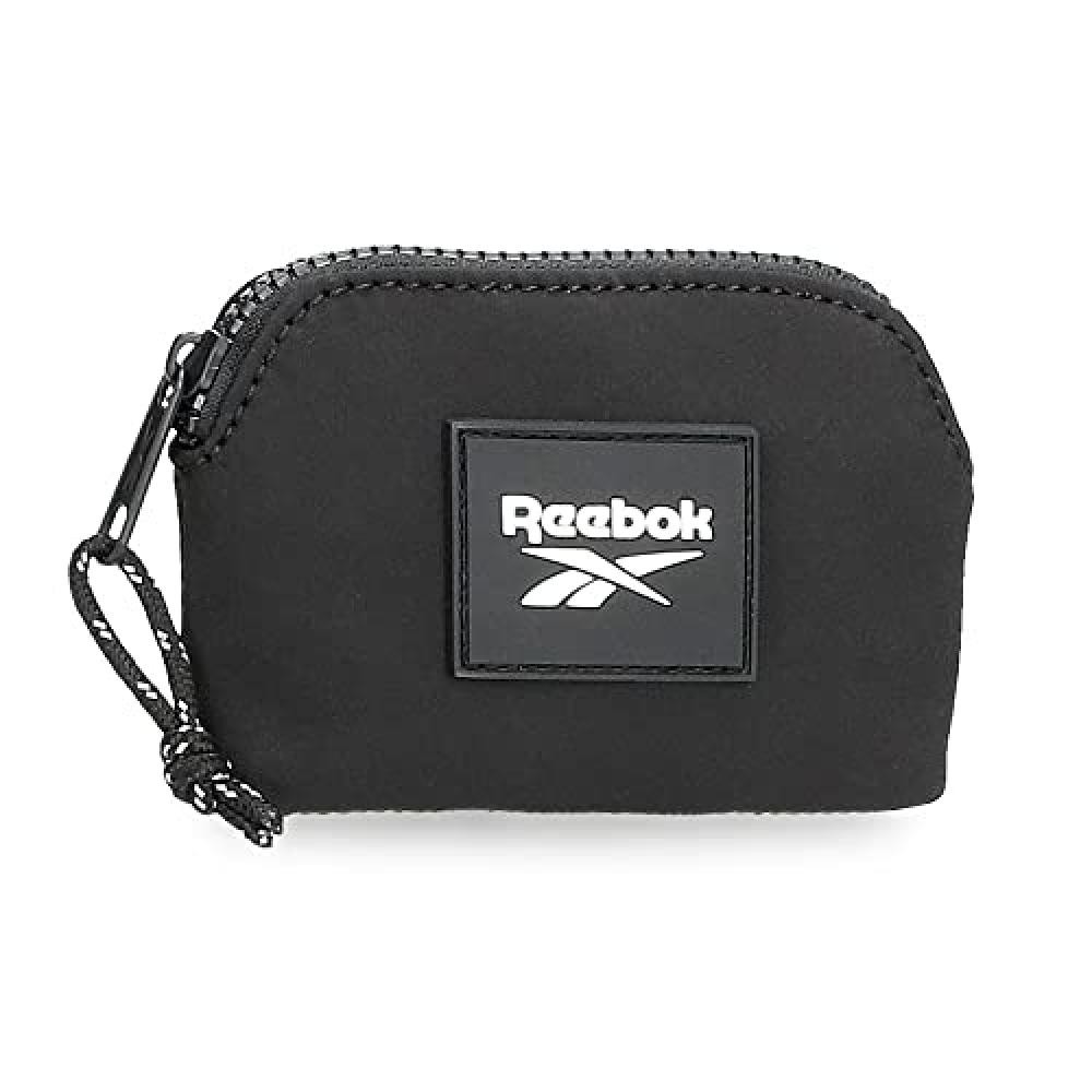 Portamonete Reebok Elsie Nero 12x8x2 cm | Borsellino Sportivo Originale