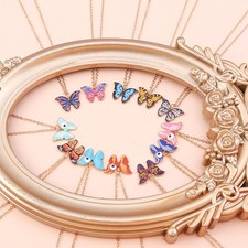 Women s Jewelry Gift Colorful Butterfly Pendant Charm Necklace