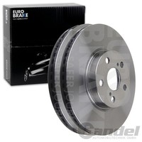 2X Eurobrake Bremsscheiben 275Mm BelÜFtet Vorne Passend FÜR Toyota Allion