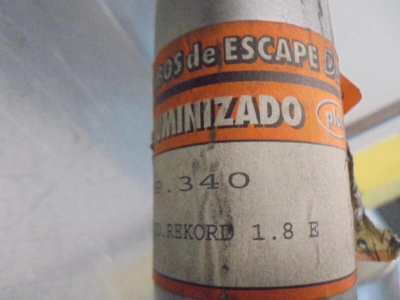 OP340 tubo de escape trasero para OPEL REKORD E 1984 4813229 - Imagen 4 de 4