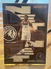 2025-26 NBA Hoops #NTN-13 Anthony Edwards Minnesota Timberwolves Net to Net