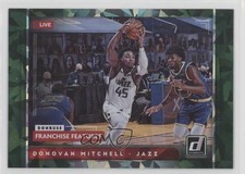 2021 Panini Donruss Franchise Features Holo Green Ice Donovan Mitchell #30 19cx