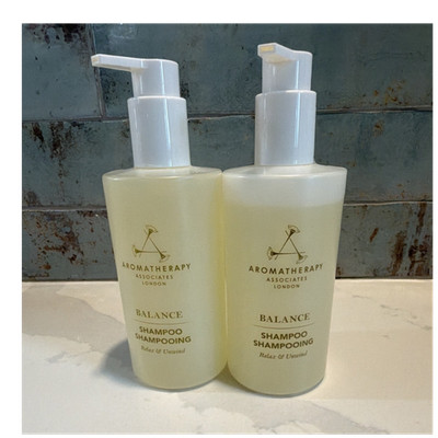Aromatherapy Associates Balance Shampoo 300ml Pump Bottle Hydrolyzed Oat, 2pk