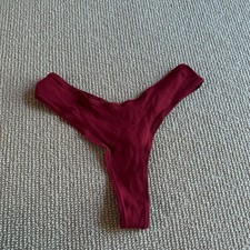 Skims Brick Cotton Dipped Thong, Size 2X New
