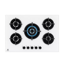 ELECTROLUX EGG75372W PIANO COTTURA DA  INCASSO 75 CM 5 FUOCHI A GAS  BIANCO