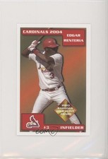 2004 Kansas City Life Insurance St Louis Cardinals Edgar Renteria #3 0t2