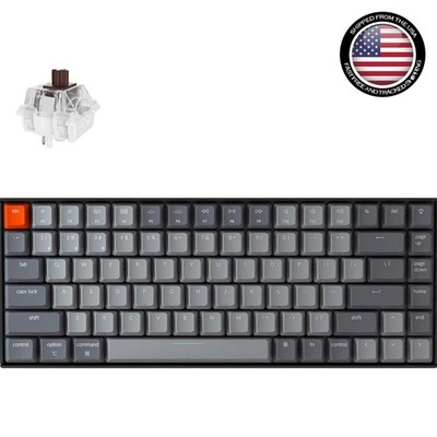 K2 75% Bluetooth Mechanical Keyboard - White LED Backlit, Super Switch, USB-C