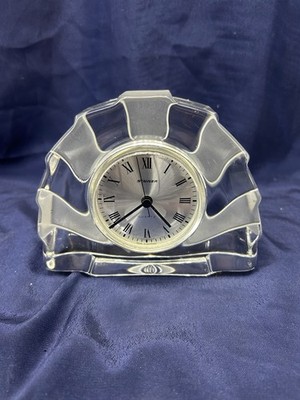 Art Deco Tischuhr Baccarat Kristall - Vintage Clock - sehr guter Zustand funktioniert