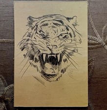 Original ACEO Art – 2.5” x 3.5” – Hand‑Drawn by Licensed Tattoo Artist