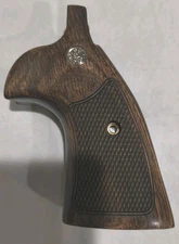 S&W K/L/X Round Conversion Target Checkered Walnut grips w/ S&W Medallions
