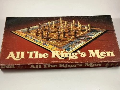 Vintage 1979 Parker Brothers All The King’s Men Board Game