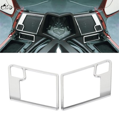 Speaker Accent Trim Chrome Front For Honda GL1500 Gold Wing 1988-2000 GL1500SE