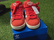 adidas Campus 00s Red/White Suede Men  s Sneakers 10m H03474 NIB