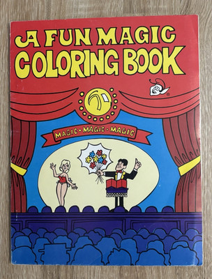 A Fun Magic Coloring Book Magic Trick Full Size 8 1/2 by 11 Watch VIDEO
