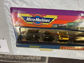 Micro Machines Trains Series Cannonball No. 9 Set Galoob 1989 Sealed New Toy