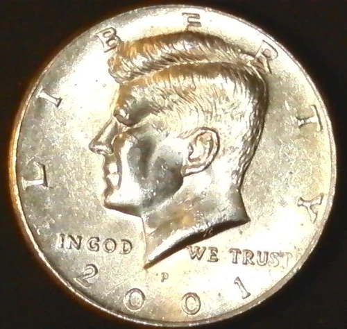 2001-P  Kennedy Half GEM-BU BETTER DATE #A4