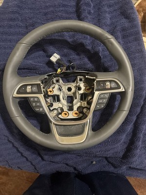 2019-2021 LINCOLN NAUTILUS BROWN LEATHER STEERING WHEEL OEM 2020