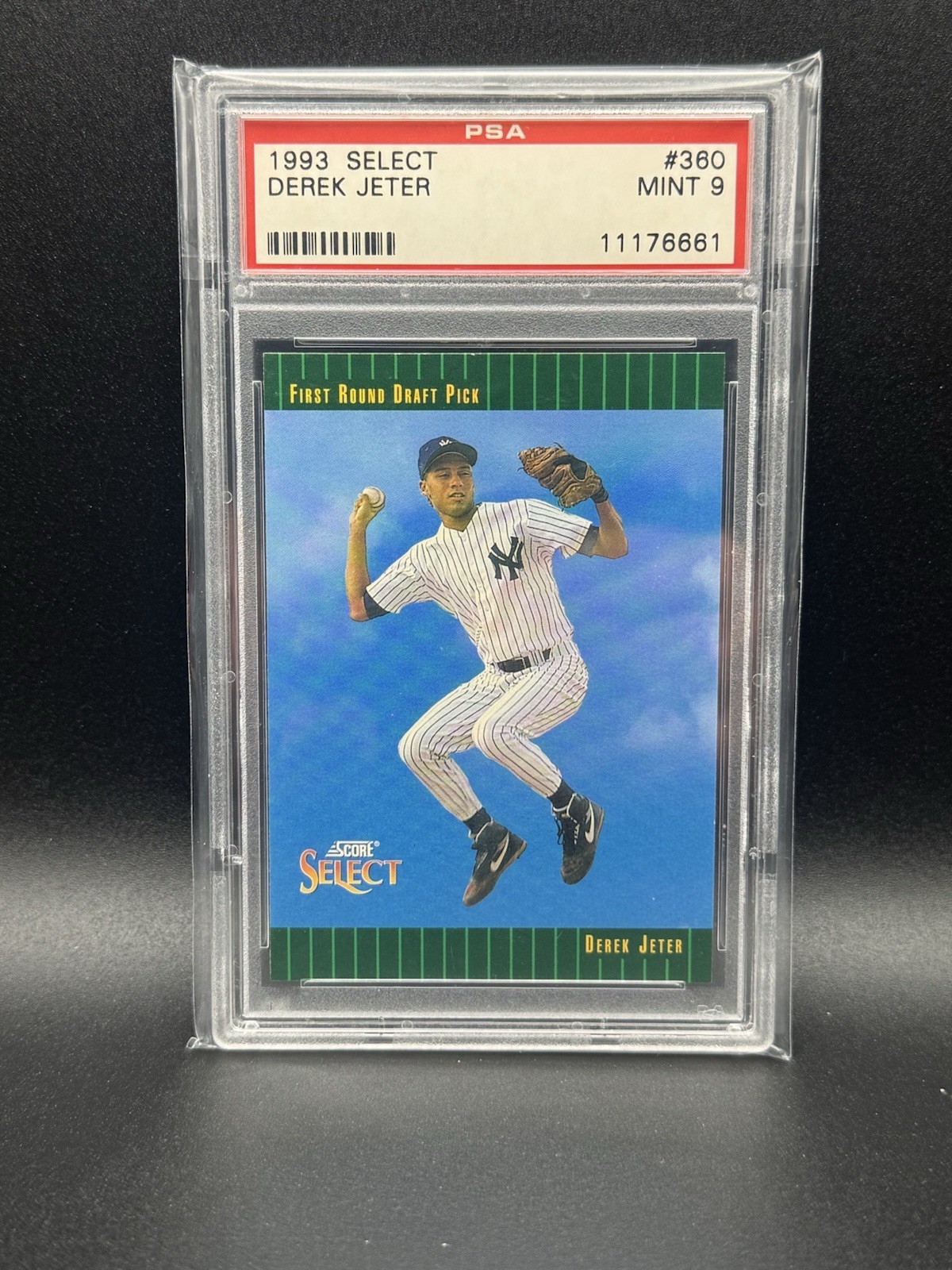 1993 SELECT #360 DEREK JETER RC PSA 9