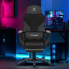 Ergonomic Mesh Gaming Chair W Footrest Adjustable Office Chair Comfort 3