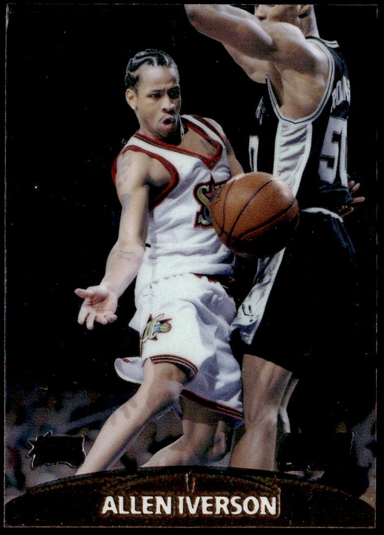 1999-00 Stadium Club Chrome #1 Allen Iverson E1