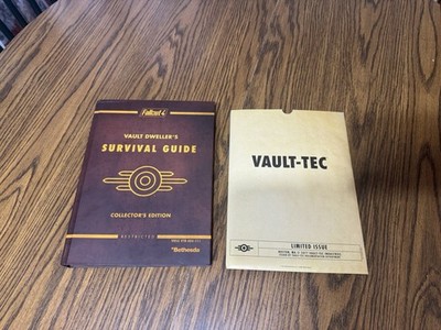 Fallout 4 Vault Dweller's Survival Guide Collector s Edition with map and extras