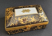Antike (und seltene) Limoges Frankreich Porzellan Schmuckschatulle/Schmuckschatulle - 19. Jh.