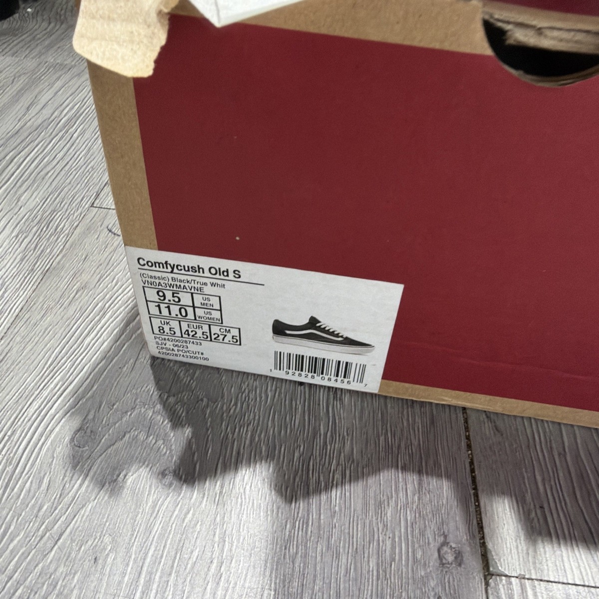 Vans ComfyCush Old Skool Black True white Black VN0A3WMAVNE 