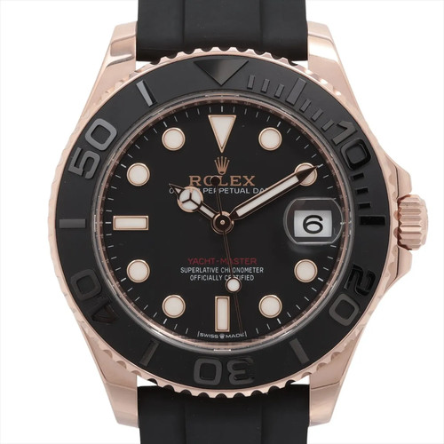 Rolex Yacht-Master 37 268655 PG PG & rubber AT black dial