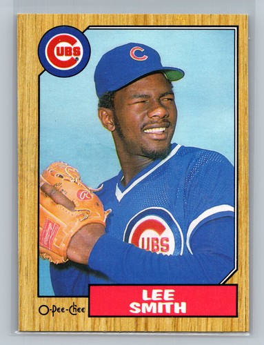 Lee Smith #23 1987 O Pee Chee card