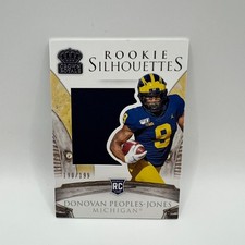 2020 Panini Crown Royale Draft Picks Silhouettes Donovan Peoples-Jones #16 /199