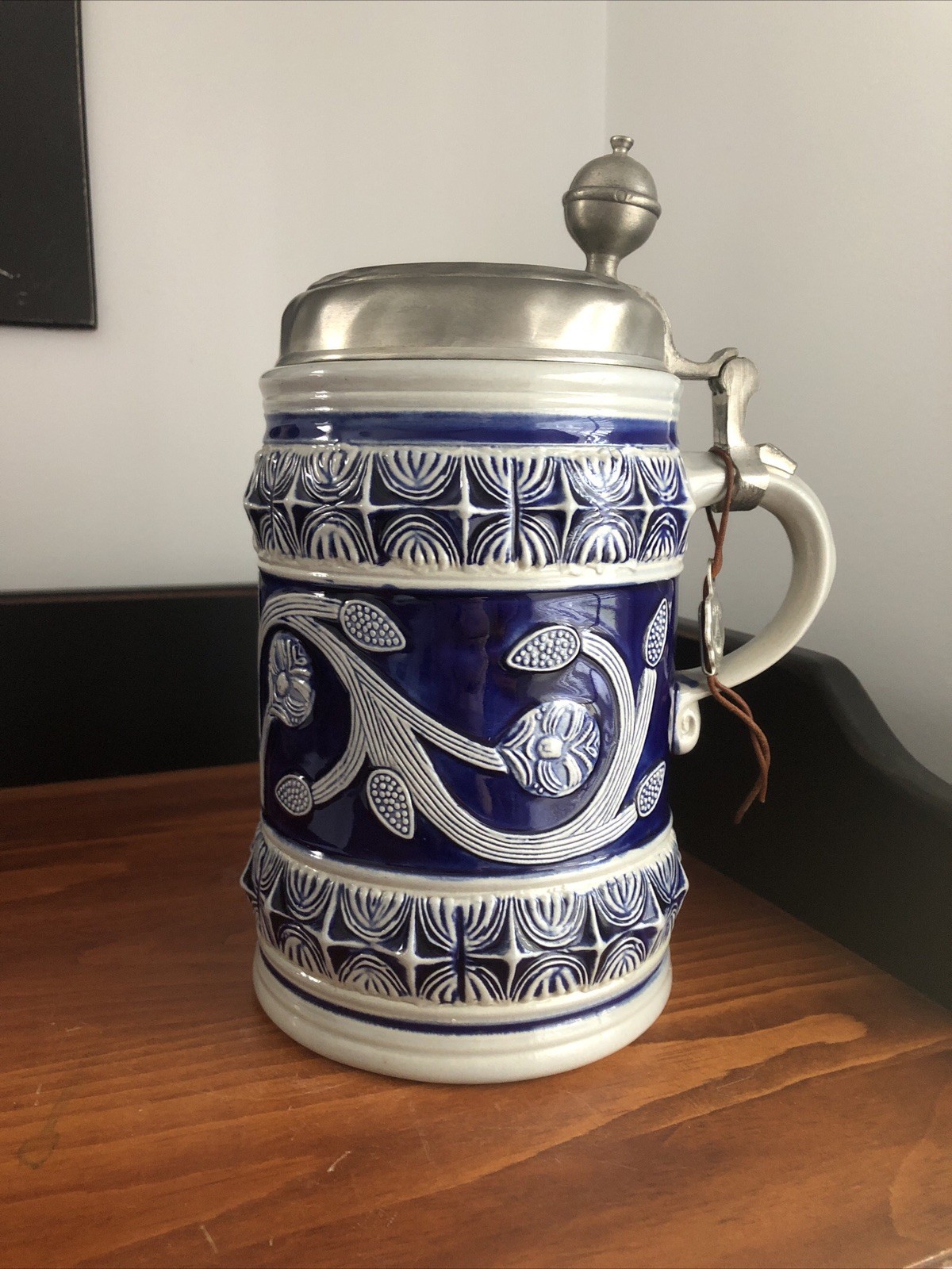 Gerz Limitat Stein Tankard 1996 Collectible Original Um 1750 Westerwald W/COA