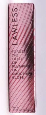 NIB Lawless Forget the Filler Lip Plumping Gloss - Velvet (FULL SIZE)