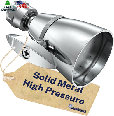 #ad Hammerhead Showers® Solid Metal 2 Inch High Pressure Shower Heads CHROME – 2.5 $43.03