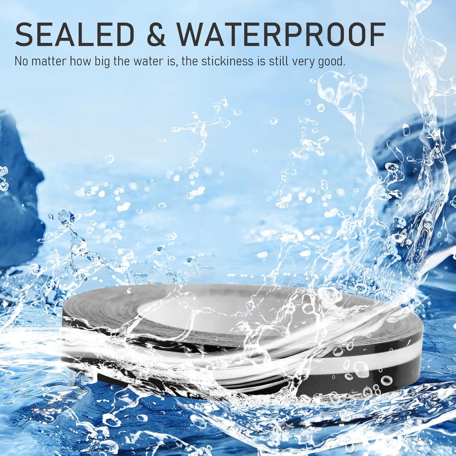 2 PCS Car Waistline Body Sticker, Waterproof Pinstripe Design, 32.1Ft x 0.4In Pe