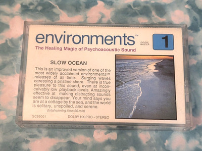 Environments Cassette Slow Ocean - Healing Psychoacoustic Sound - Syntonic Tape