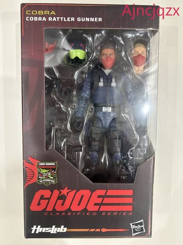 HasLab GI Joe Classified Series #185 Cobra Rattler Gunner Action Figure ...