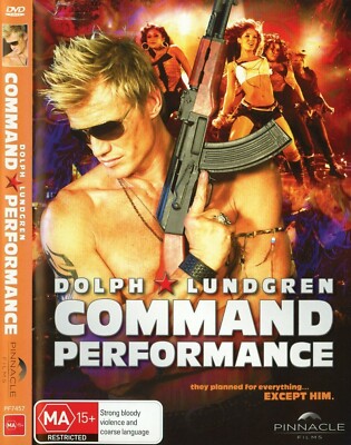Command Performance DVD (Region 4) Dolph Lundgren NEW CASE