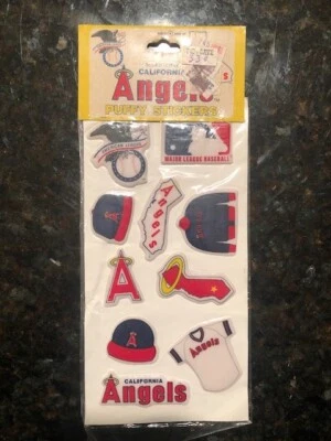 Vintage 1983 MLB Baseball PUFFY STICKERS Team Logo Jersey Imperial Toy YOU PICK