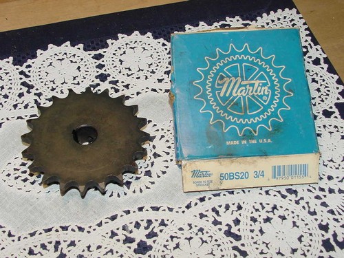Martin 50BS20 Sprocket 3/4 Inch Bore, NEW Old Stock! - 第 1/5 張圖片