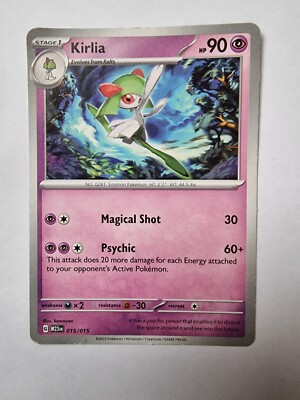 Kirlia Pokemon Karte Super Sauber und Sammlerstück
