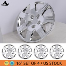Upgrade For 2006-2011 Honda Civic 16inch Set Of 4 Chrome Wheel Covers Hub Caps