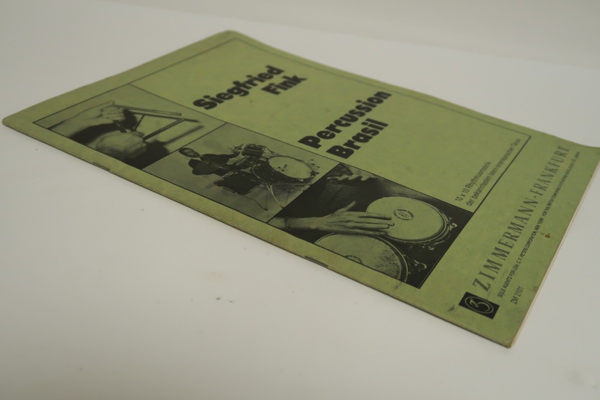 【中古】 Art of Percussion SiegfriedFink Siegfried Fink Percussion Brasil Zimmerman Frankfurt 1978