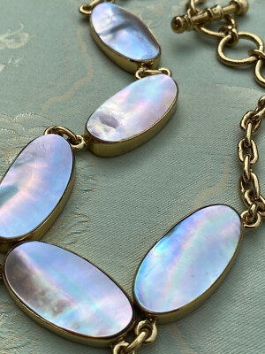 Charles Albert Mabe Blister Pearl & Alchemia Gold Handcrafted Artisan Necklace