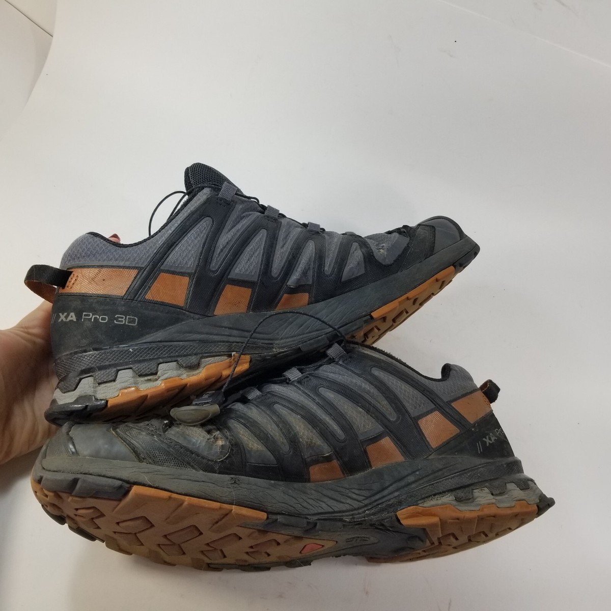 Salomon XA Pro 3D V8 Gore-Tex Mens Trail Running Shoes Grey Brown 13 409892 Salomon XA Pro 3D V8 Gore-Tex Gray - 409892 for sale | eBay main image 4