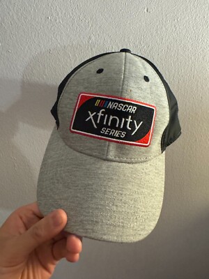 NASCAR Xfinity Series Baseball Cap Racing Strapback Adjustable Black Gray Hat